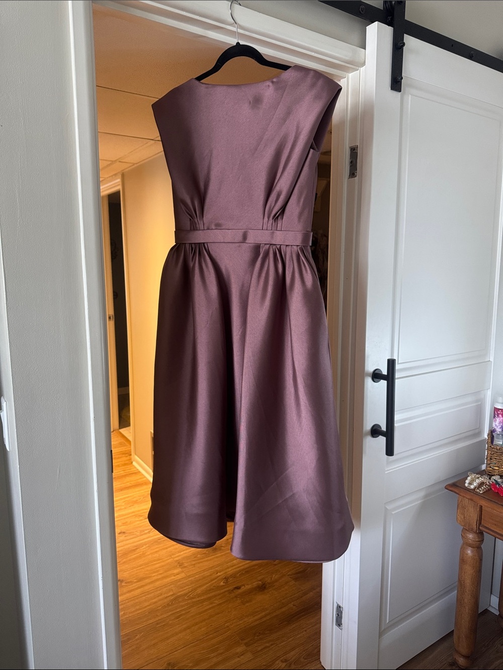 Mother of Bride/Groom Fit-and-Flare Dress in Mauve